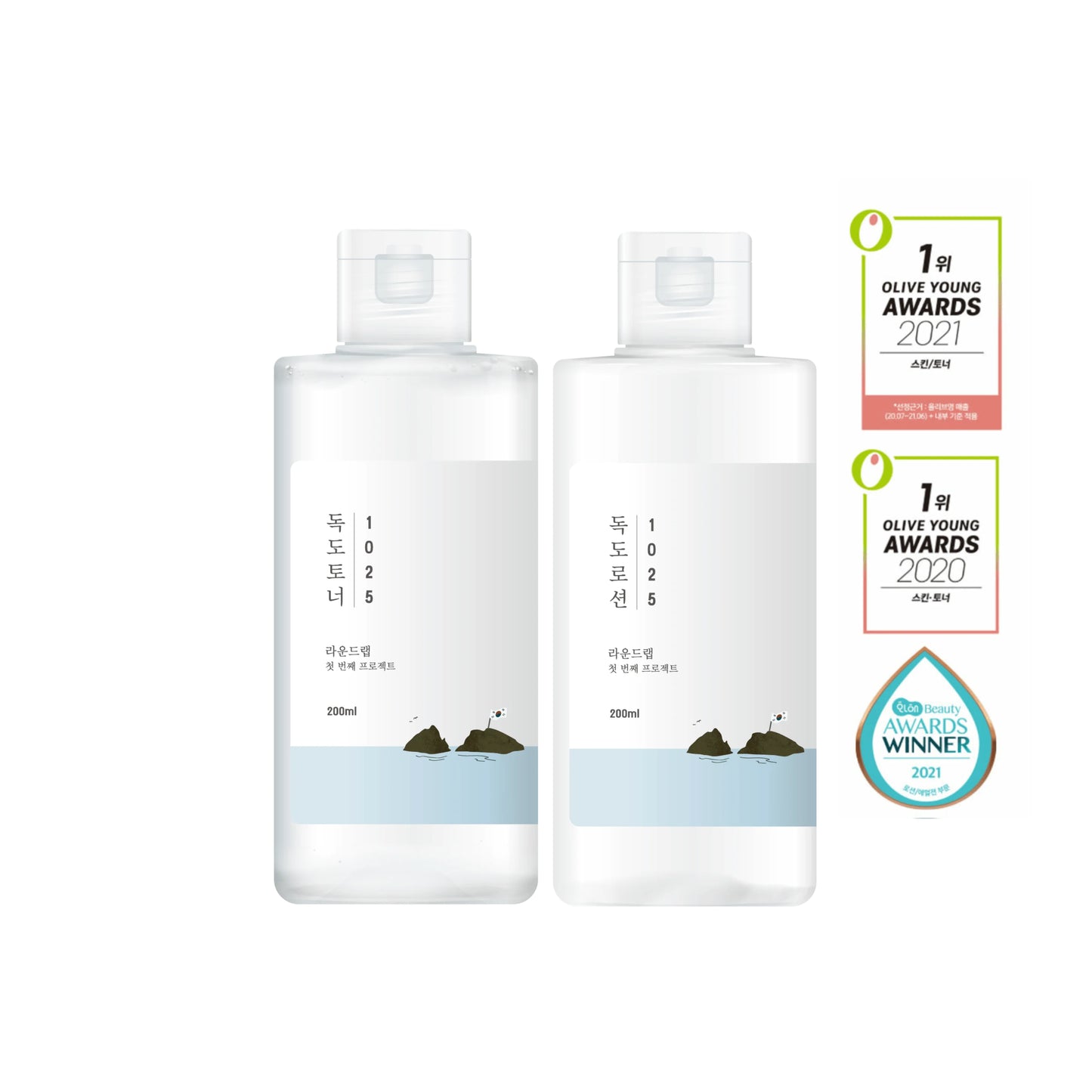 1025 Dokdo Toner + Lotion Set